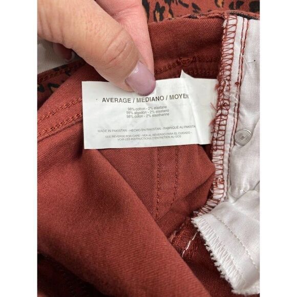 Ella Moss Skinny Ankle Jeans Juniors' 26 Cheetah Animal-Print Stretch NEW - Picture 8 of 13